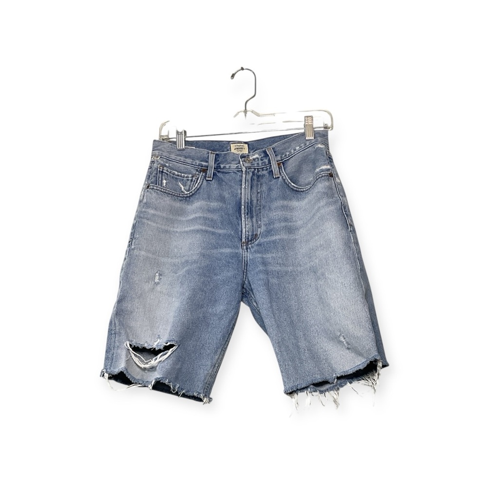 Women’s Citizens of Humanity Libby distressed Bermuda Jean shorts, size 26
